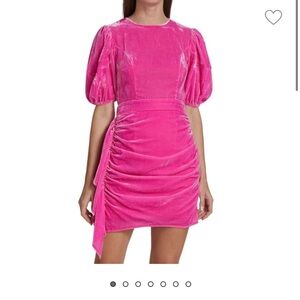 RHODE Pia Velvet Mini Dress in Jaipur — SIZE 8